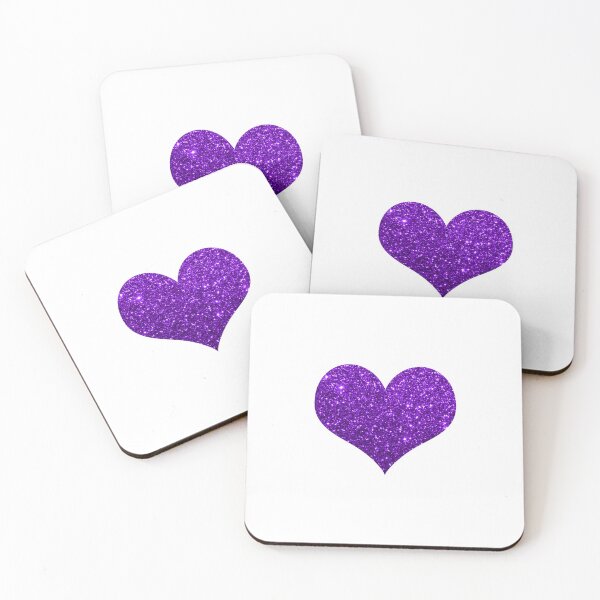 Item preview, Purple Glittering Heart Beautiful designed and sold by oxoxoxo.