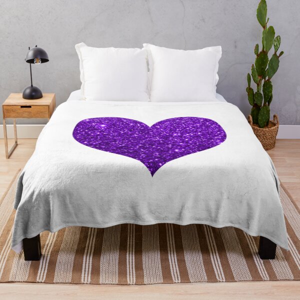 Item preview, Purple Glittering Heart Beautiful designed and sold by oxoxoxo.