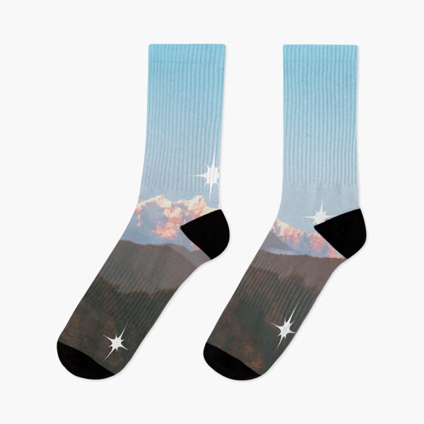 Item preview, Starry vintage mountain view designed and sold by Mariolangstieh.