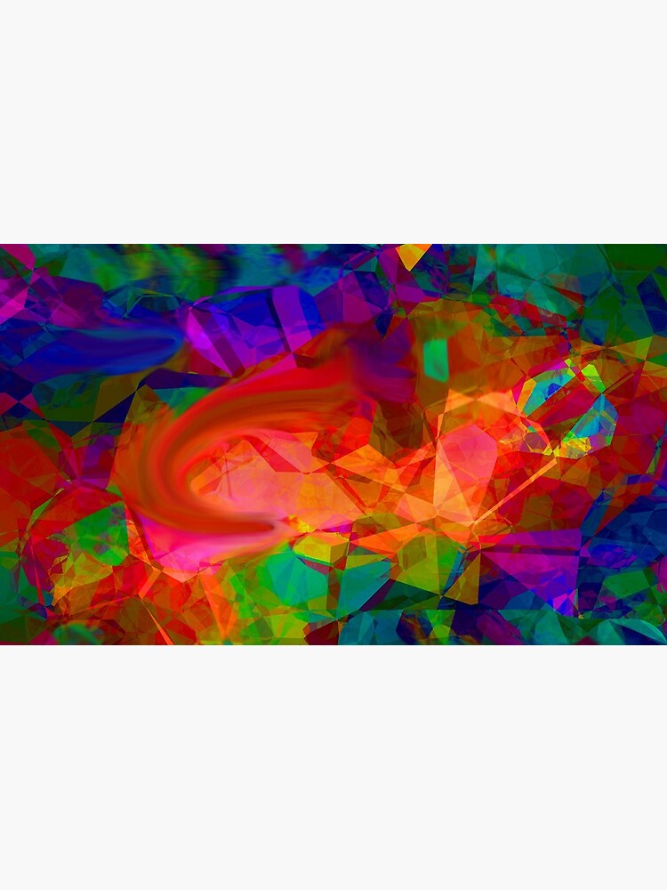 Stark Crystaline Color-Burst Mask Abstraction by mikepil