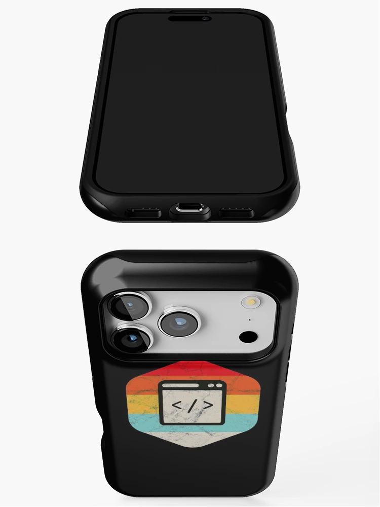 Thumbnail 3 of 4, iPhone Case, HTML CSS Script Computer Scientist Geek Coder Developer PHP design designed and sold by A-Fashion.