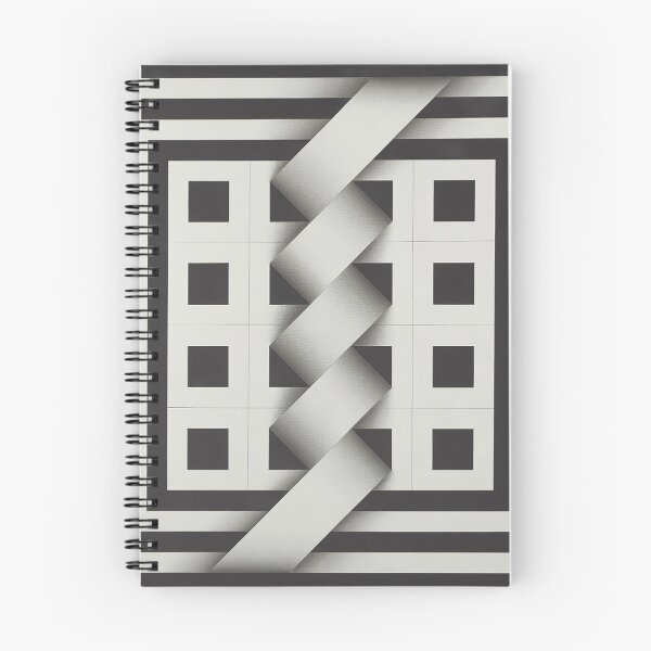 Item preview, folded black and white shapes geometric painting Omar rayo op art designed and sold by mariaa999.