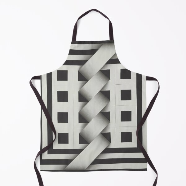 Item preview, folded black and white shapes geometric painting Omar rayo op art designed and sold by mariaa999.