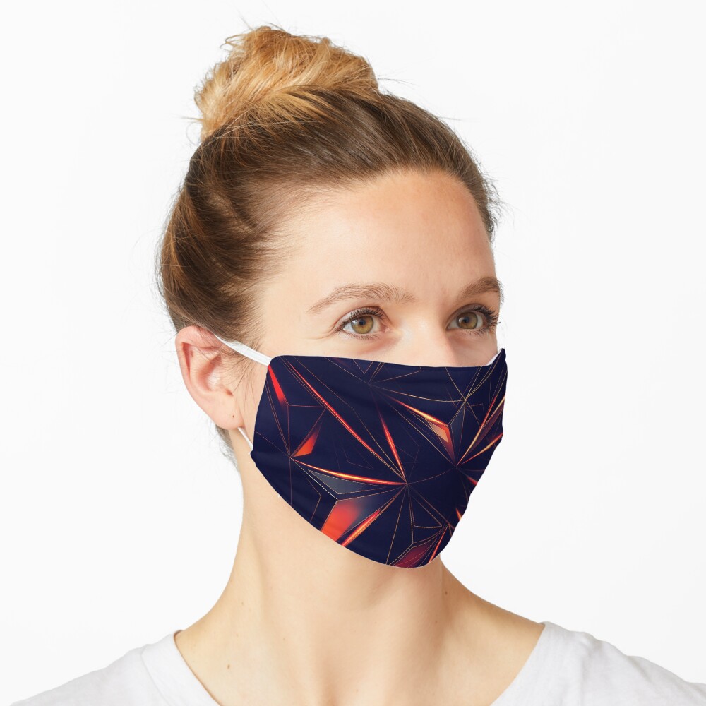 Spacey Crystalline Mask Abstraction Mask