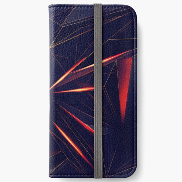 Spacey Crystalline Mask Abstraction iPhone Wallet