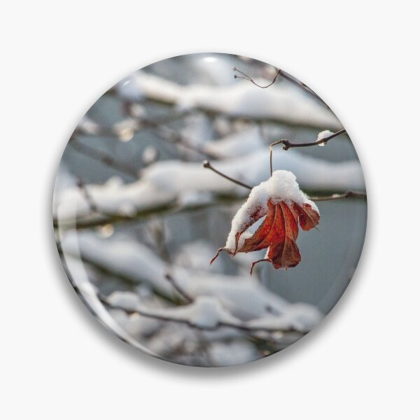 Item preview, Last Leaf in a Snowstorm designed and sold by AvocaSpring.