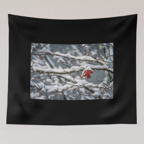 Item preview, Last Leaf in a Snowstorm designed and sold by AvocaSpring.