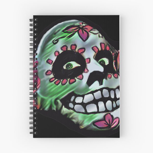 Artikelvorschau, Gruselige Calavera entworfen und verkauft von Christy Weber.