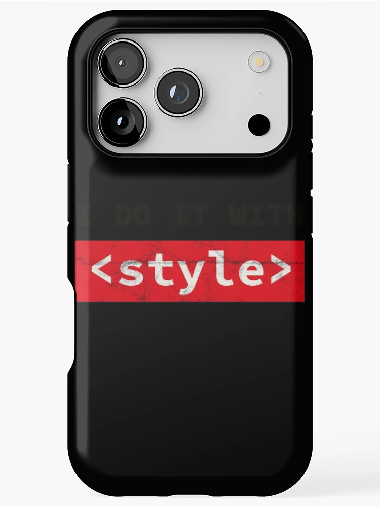 Thumbnail 1 of 4, iPhone Case, Programmer Developer HTML CSS Computer Scientist Geek Coder design designed and sold by A-Fashion.