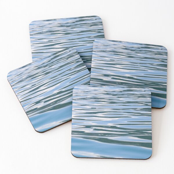Item preview, Blue Calm Dreamy Ocean Water Surface Tranquil Sea Waves designed and sold by WheresMyMojo.