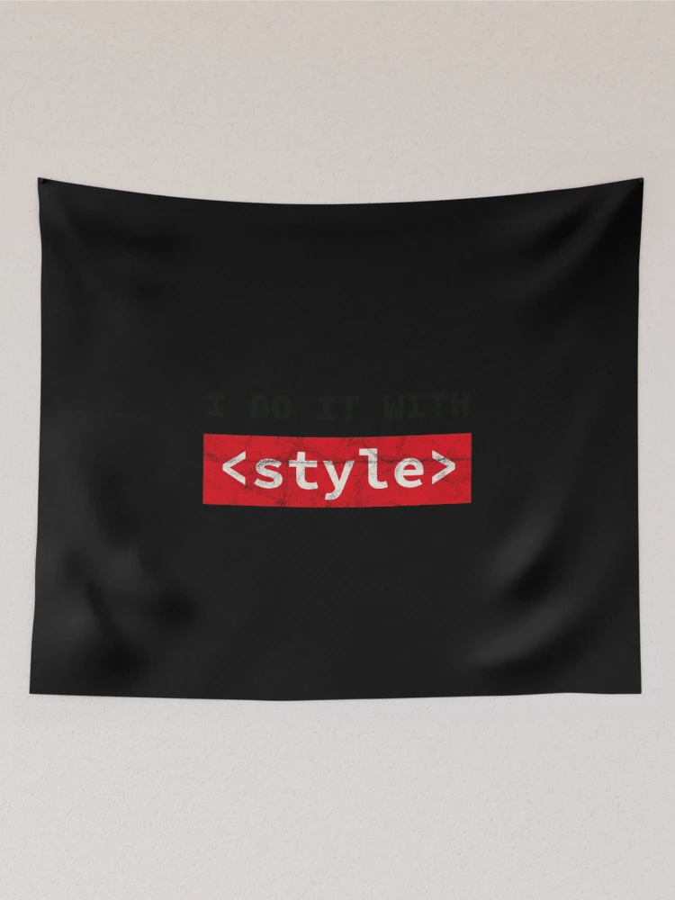 Thumbnail 2 of 3, Tapestry, Programmer Developer HTML CSS Computer Scientist Geek Coder design designed and sold by A-Fashion.