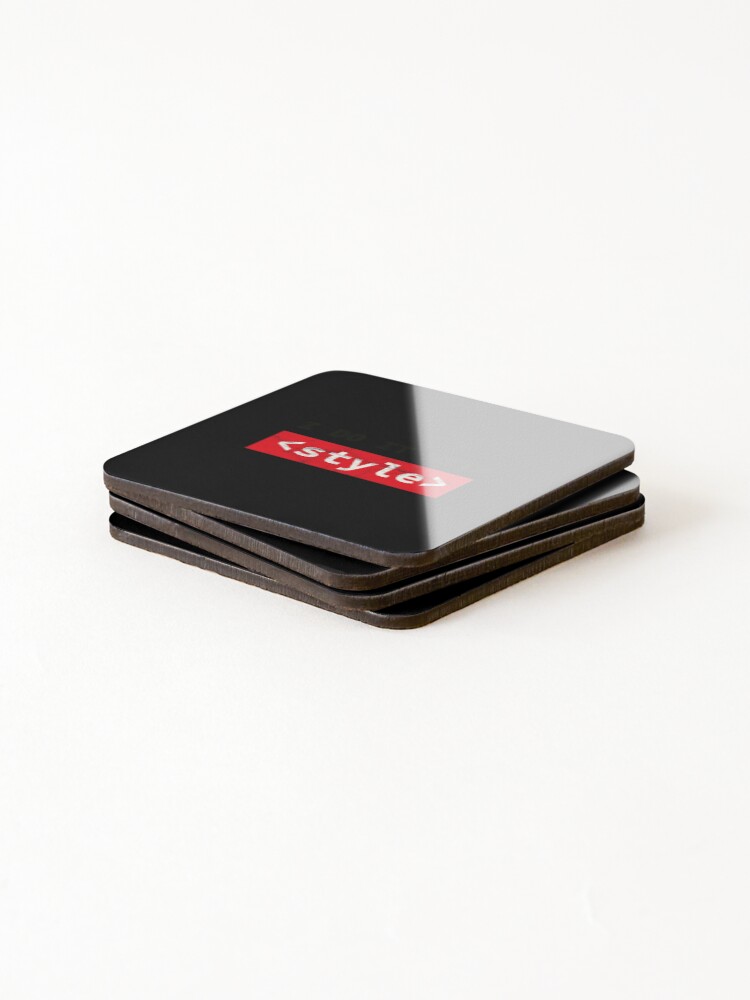 Thumbnail 4 of 5, Coasters (Set of 4), Programmer Developer HTML CSS Computer Scientist Geek Coder design designed and sold by A-Fashion.