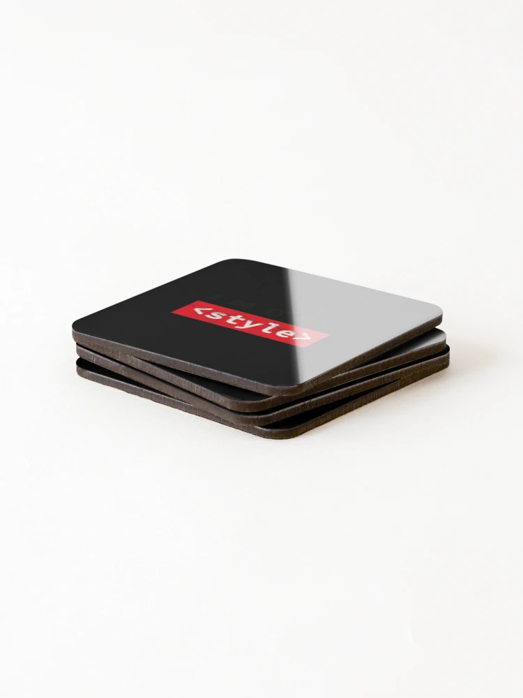 Thumbnail 4 of 5, Coasters (Set of 4), Programmer Developer HTML CSS Computer Scientist Geek Coder design designed and sold by A-Fashion.