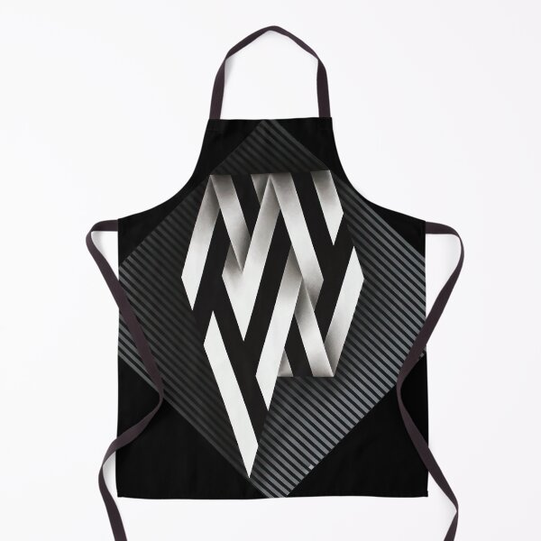 Item preview, folded black and white shapes geometric painting Omar rayo op art designed and sold by mariaa999.
