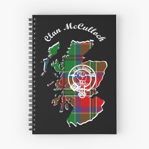 Item preview, Clan Mcculloch Scotland Map Crest designed and sold by BagTown Clans.