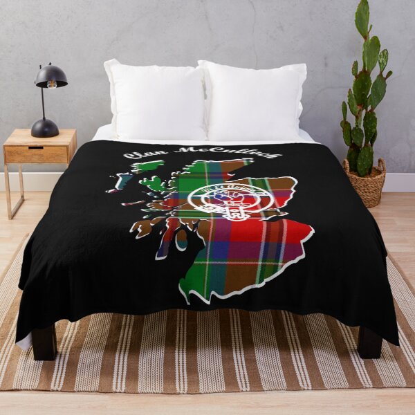Item preview, Clan Mcculloch Scotland Map Crest designed and sold by BagTown Clans.