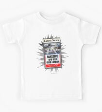 Latest News - UFO Over London Kids Tee