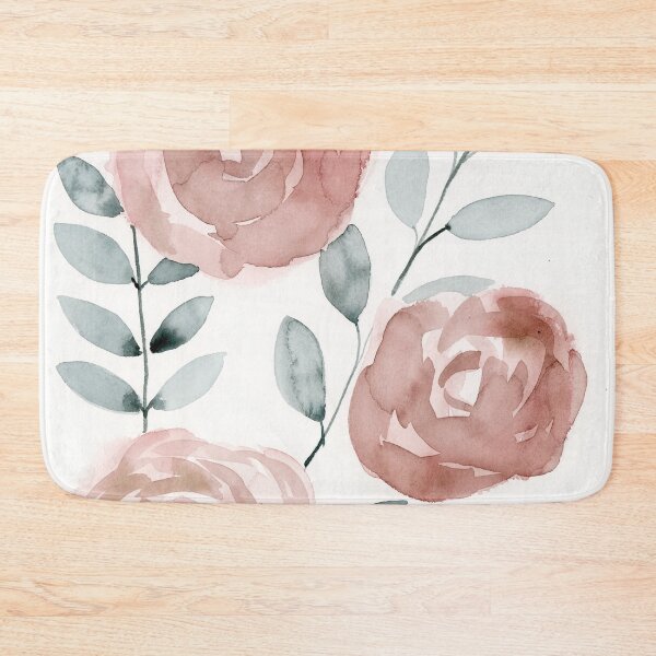 Item preview, Antique Roses Watercolor Flowers designed and sold by PopwheelArt.