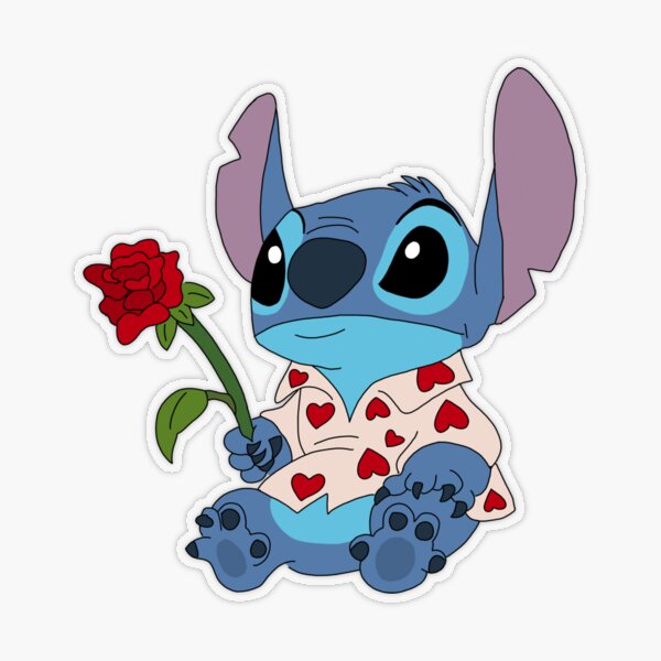 really cute of lilo and stitch HELLO Sticker for Sale by WEShop23