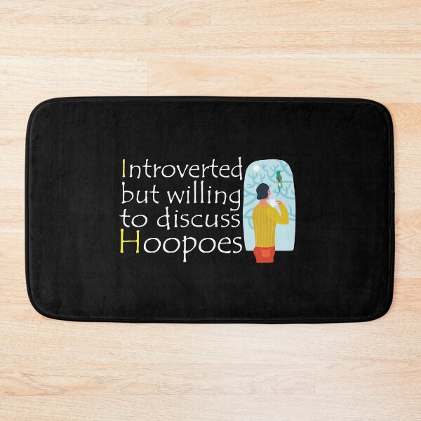 Item preview, Introverted but willing to discuss Hoopoes Illustration designed and sold by Modag Zach.