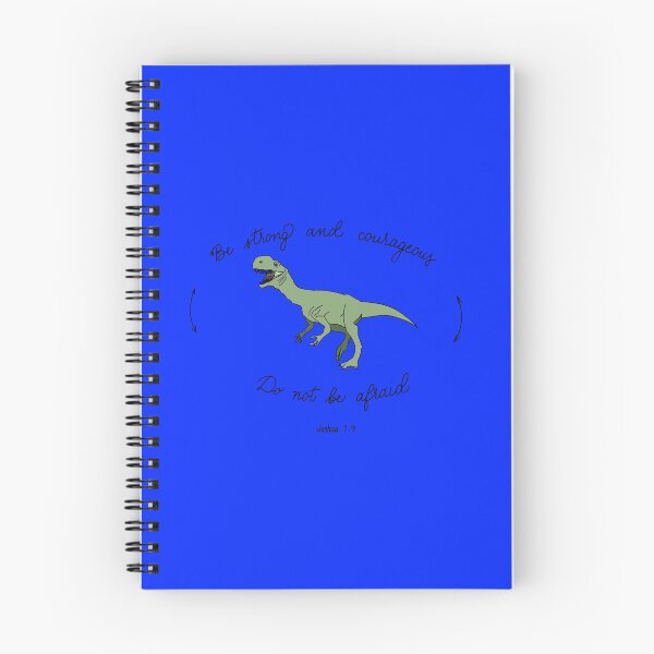 Aperçu de l'œuvre Soyez fort et courageux - Dinosaure créée et vendue par HeartBeams.