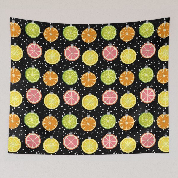 Item preview, Christmas Citrus Pattern designed and sold by MixedBagMerch.