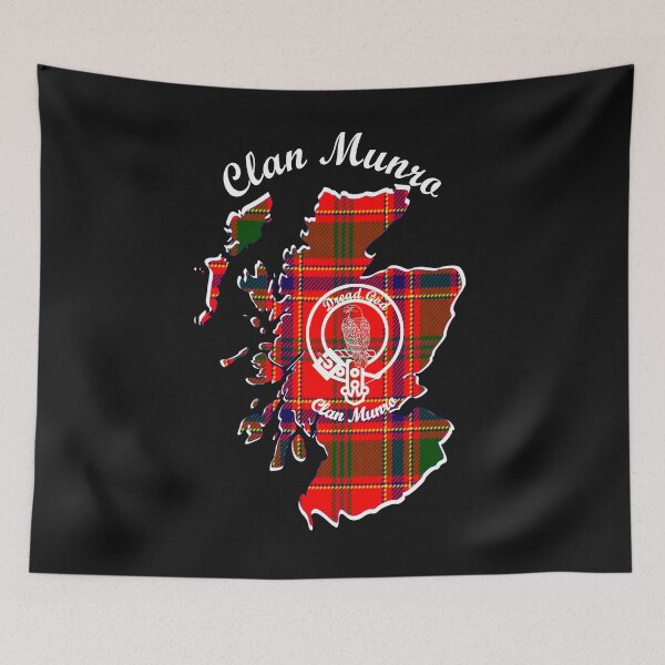 Item preview, Clan Munro Scotland Map Crest designed and sold by BagTown Clans.