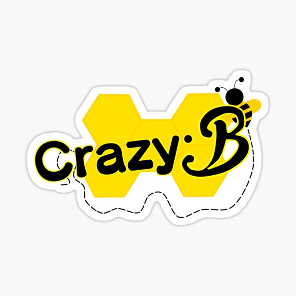 "Crazy:B" Sticker For Sale By Asphyxiacosplay | Redbubble