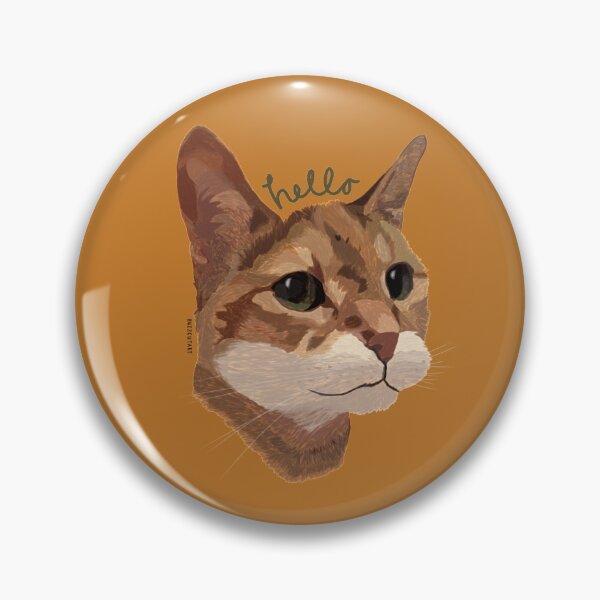 Artikelvorschau, Hallo orange Katze entworfen und verkauft von buzzcutart.