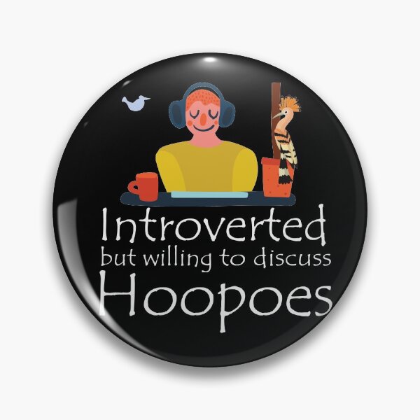 Item preview, Introverted but willing to discuss Hoopoes Essential Illustration T-Shirt designed and sold by Modag Zach.