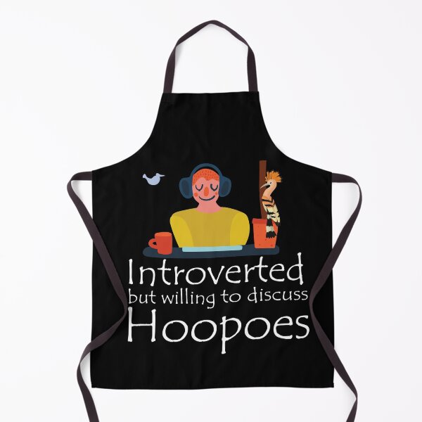 Item preview, Introverted but willing to discuss Hoopoes Essential Illustration T-Shirt designed and sold by Modag Zach.
