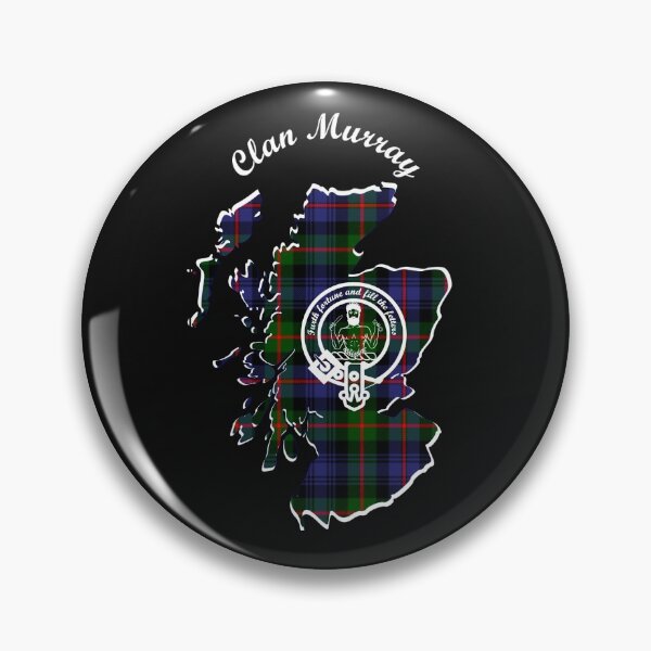 Item preview, Clan Murray Scotland Map Crest designed and sold by BagTown Clans.