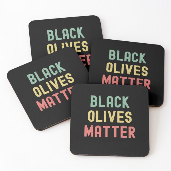 Item preview, Black Olives Matter Retro designed and sold by somebasic.