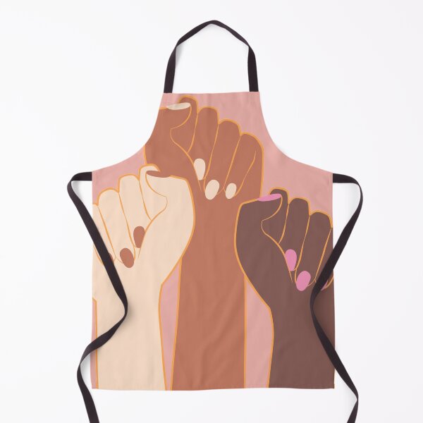 Item preview, Pink Female Raised Fist Diversity graphic Art designed and sold by Dollfacedesign.