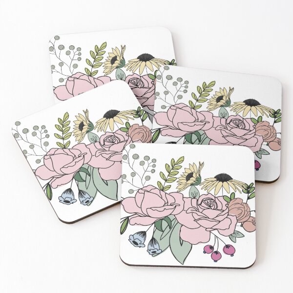 Item preview, Pastel Flowers designed and sold by Scapegoat-.