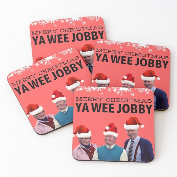 Item preview, Merry Christmas Ya Wee Jobby - Jack, Victor and Isa designed and sold by bantershirts.