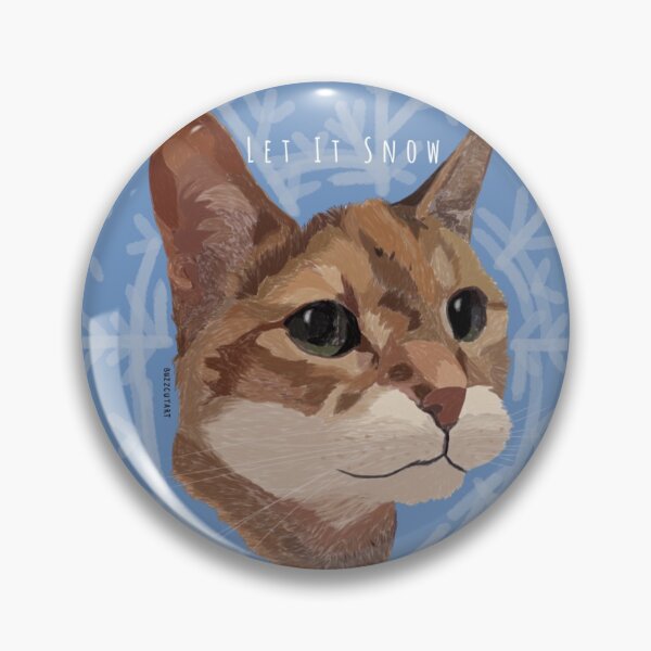 Artikelvorschau, Lass es schneien Katze entworfen und verkauft von buzzcutart.