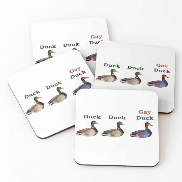 Item preview, Duck, Duck, Gay Duck designed and sold by Sarah Chatfield.
