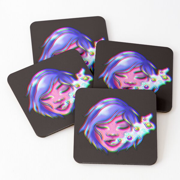 Item preview, 3D Space Girl Planet Smoke designed and sold by elizerart.