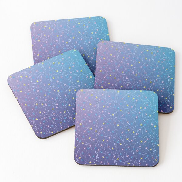 Item preview, Busy Airspace - Pastel & Purple designed and sold by JumpSeatDesign.