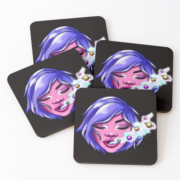 Item preview,  Space Girl Planet Smoke designed and sold by elizerart.