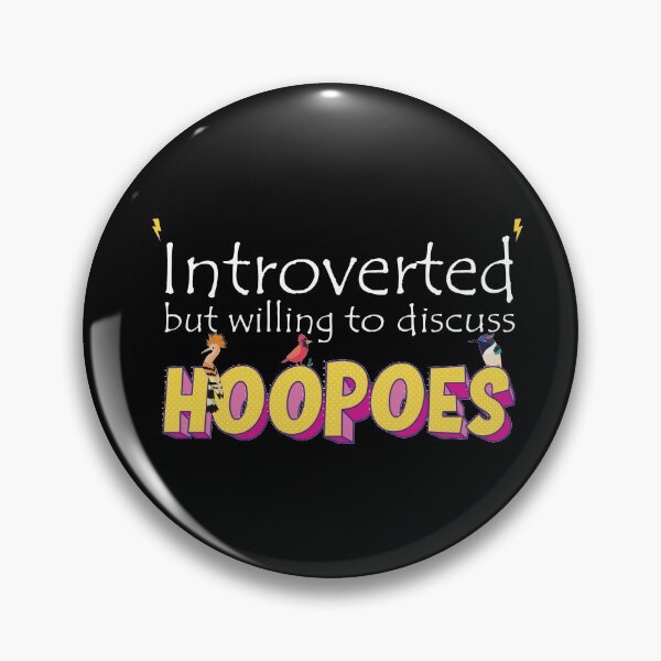 Item preview, Introverted but willing to discuss Hoopoes Illustration designed and sold by Modag Zach.