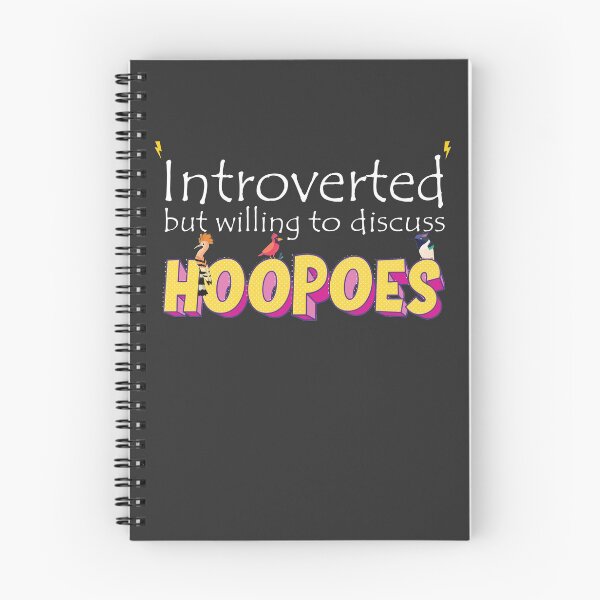 Item preview, Introverted but willing to discuss Hoopoes Illustration designed and sold by Modag Zach.