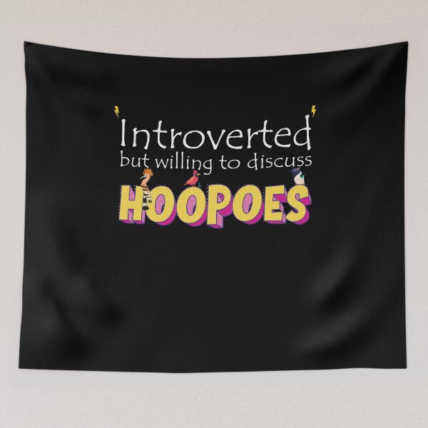 Item preview, Introverted but willing to discuss Hoopoes Illustration designed and sold by Modag Zach.