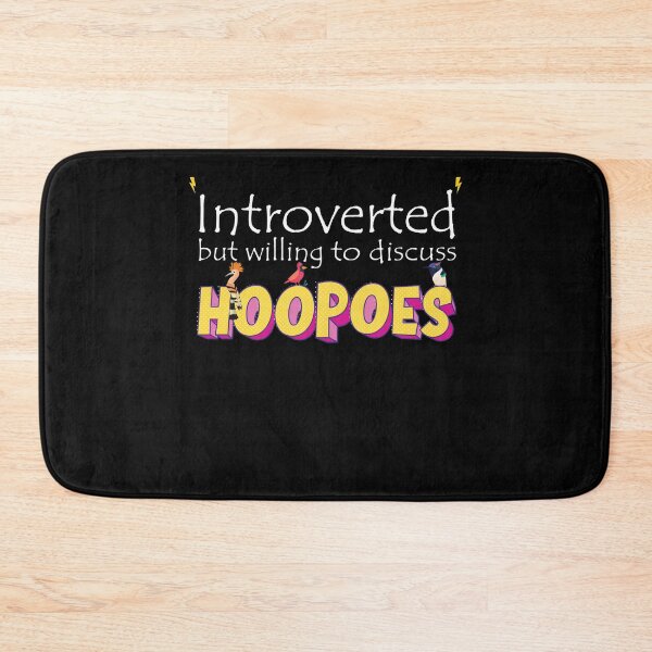 Item preview, Introverted but willing to discuss Hoopoes Illustration designed and sold by Modag Zach.