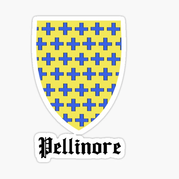 Item preview, The Heraldry of King Pellinore - with text designed and sold by ScapegoatPrints.