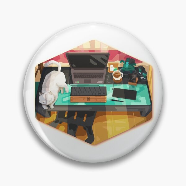 Item preview, Simple workstation with cat designed and sold by DeoDude.