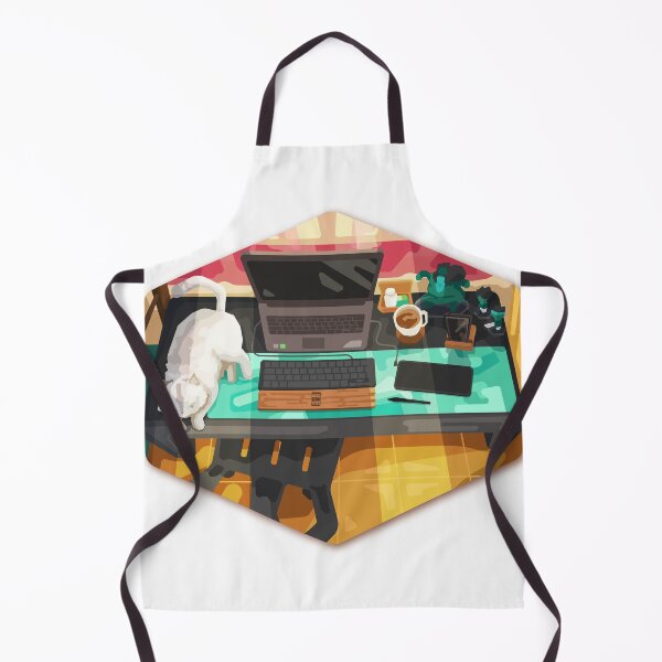 Item preview, Simple workstation with cat designed and sold by DeoDude.