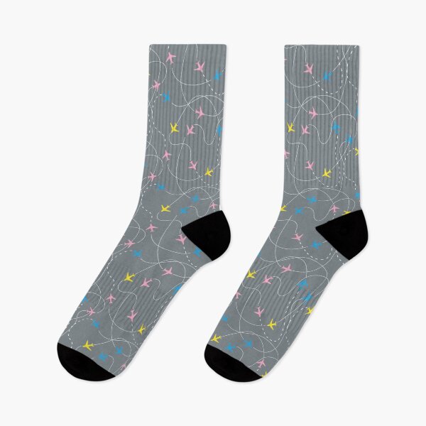 Item preview, Busy Airspace - Gray / Pastel designed and sold by JumpSeatDesign.