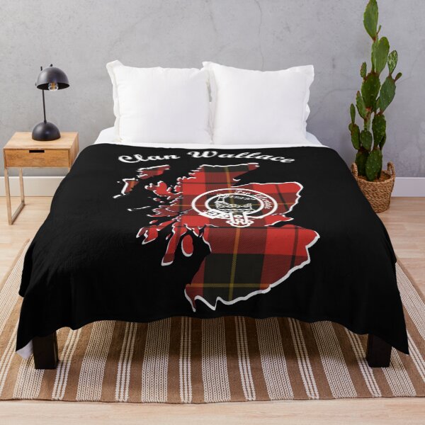 Item preview, Clan Wallace Scotland Map Crest designed and sold by BagTown Clans.